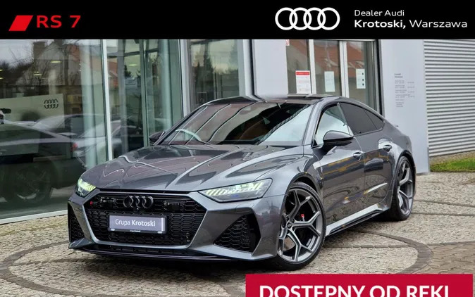 mazowieckie Audi RS7 cena 685700 przebieg: 10, rok produkcji 2023 z Byczyna